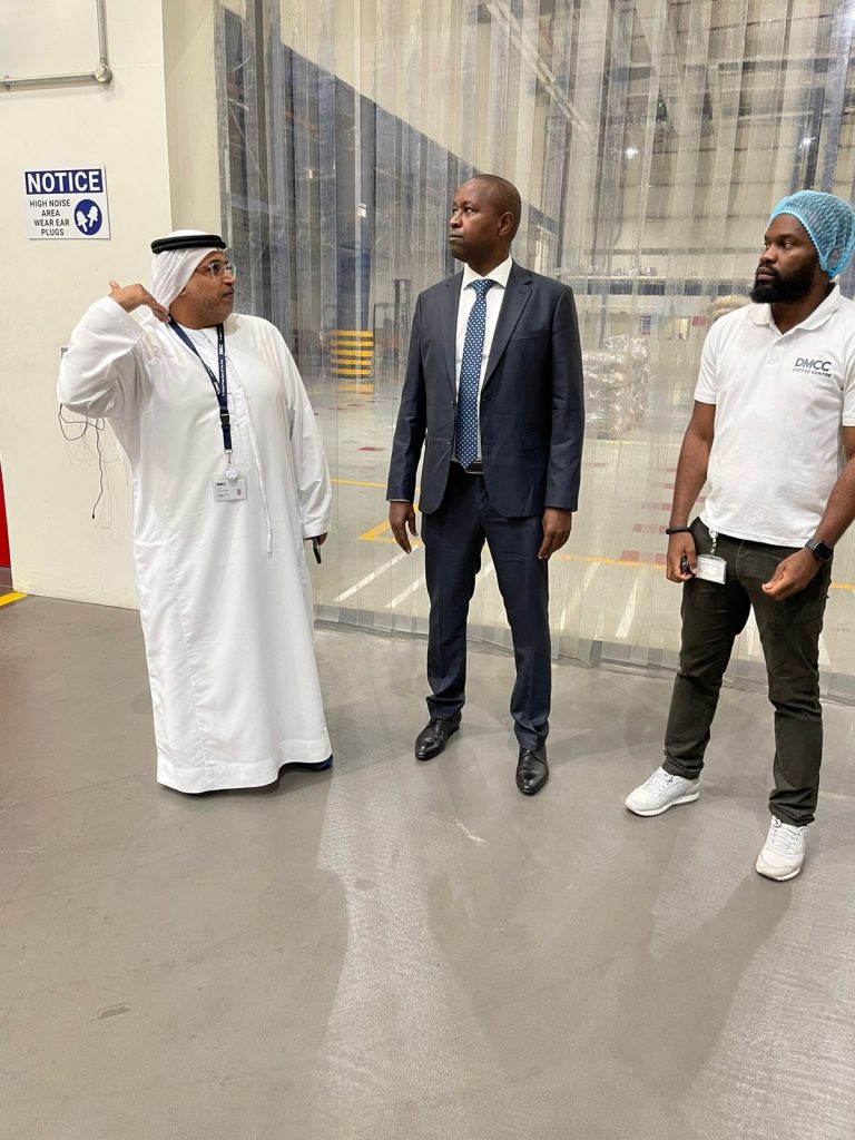 PS Patrick Kilemi Toured Dubai Multi Commodities Centre (DMCC)