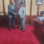 Senate Standing Committee on Trade, Industralization and Tourism held a meeting with the Principal Secretary, State Department for Cooperatives Hon. Patrick Kilemi