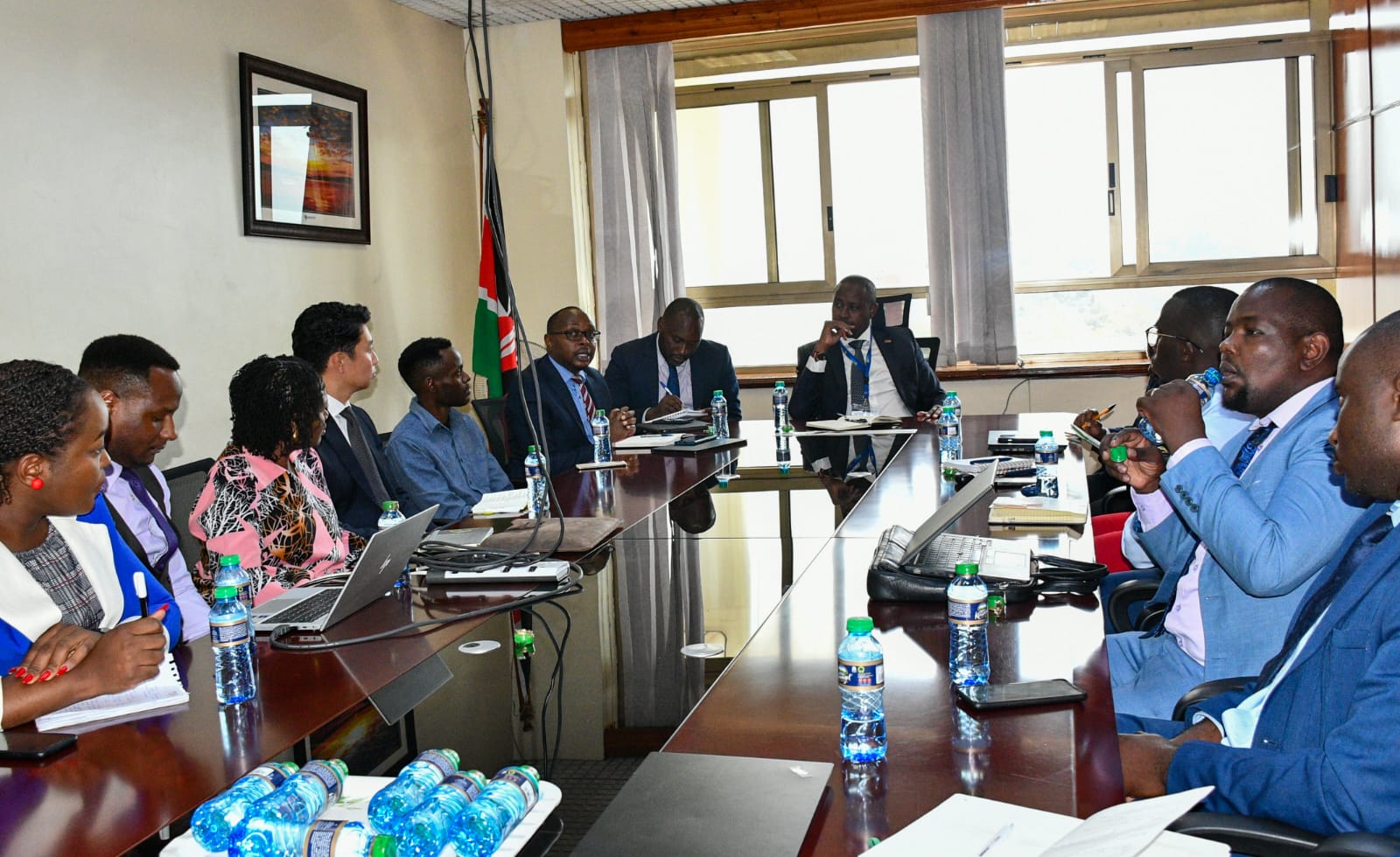 CS Mr. Patrick Kilemi chaired a meeting on Coffee Cherry Advance Revolving Fund Operation (CCARF) 2023
