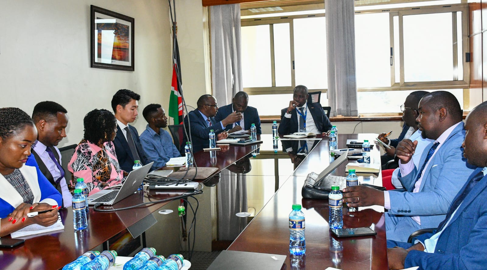 Mr. Patrick Kilemi chaired a meeting on Coffee Cherry Advance Revolving Fund Operation (CCARF) 2023